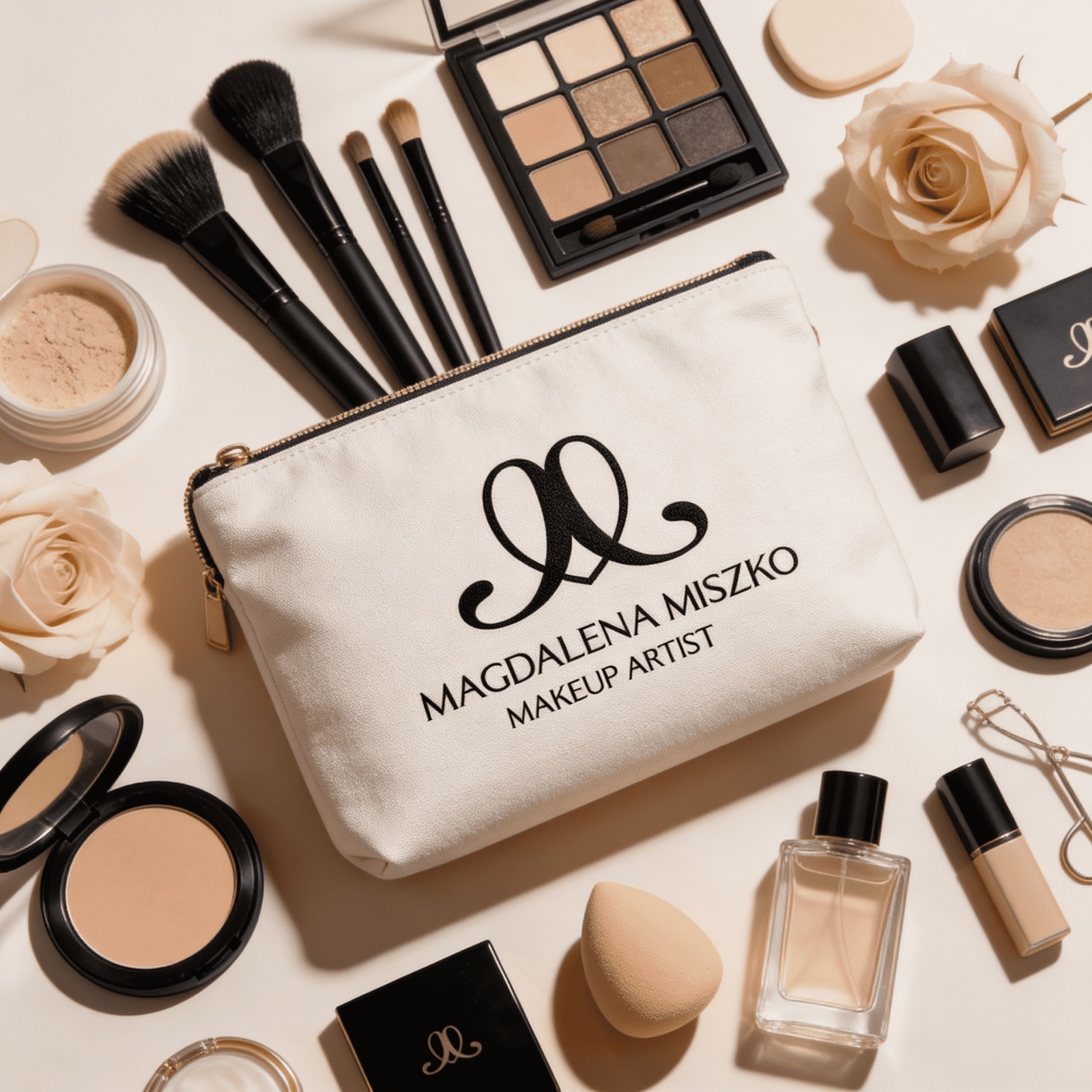 Make Up Artist logo design mockup