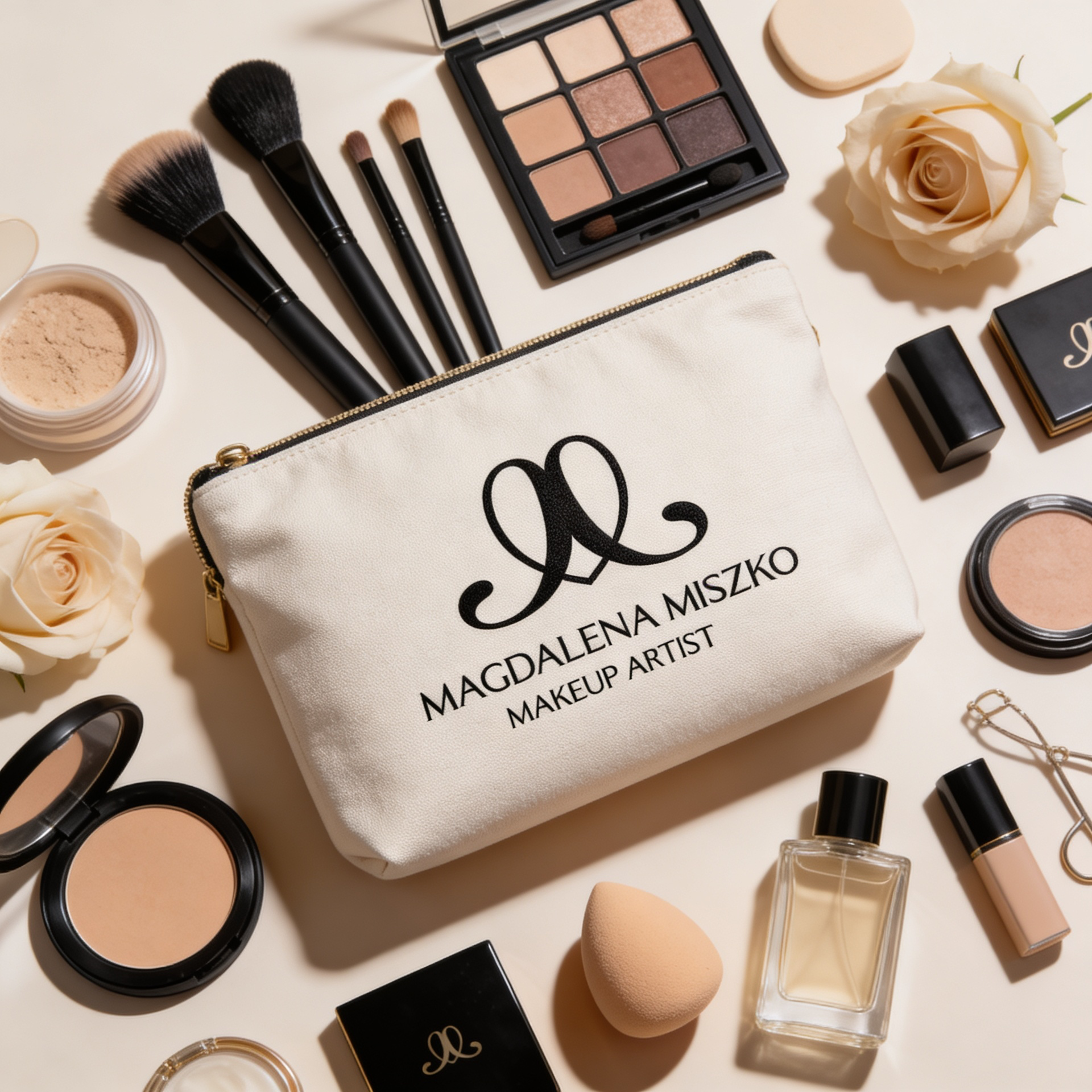 Make Up Artist logo design mockup