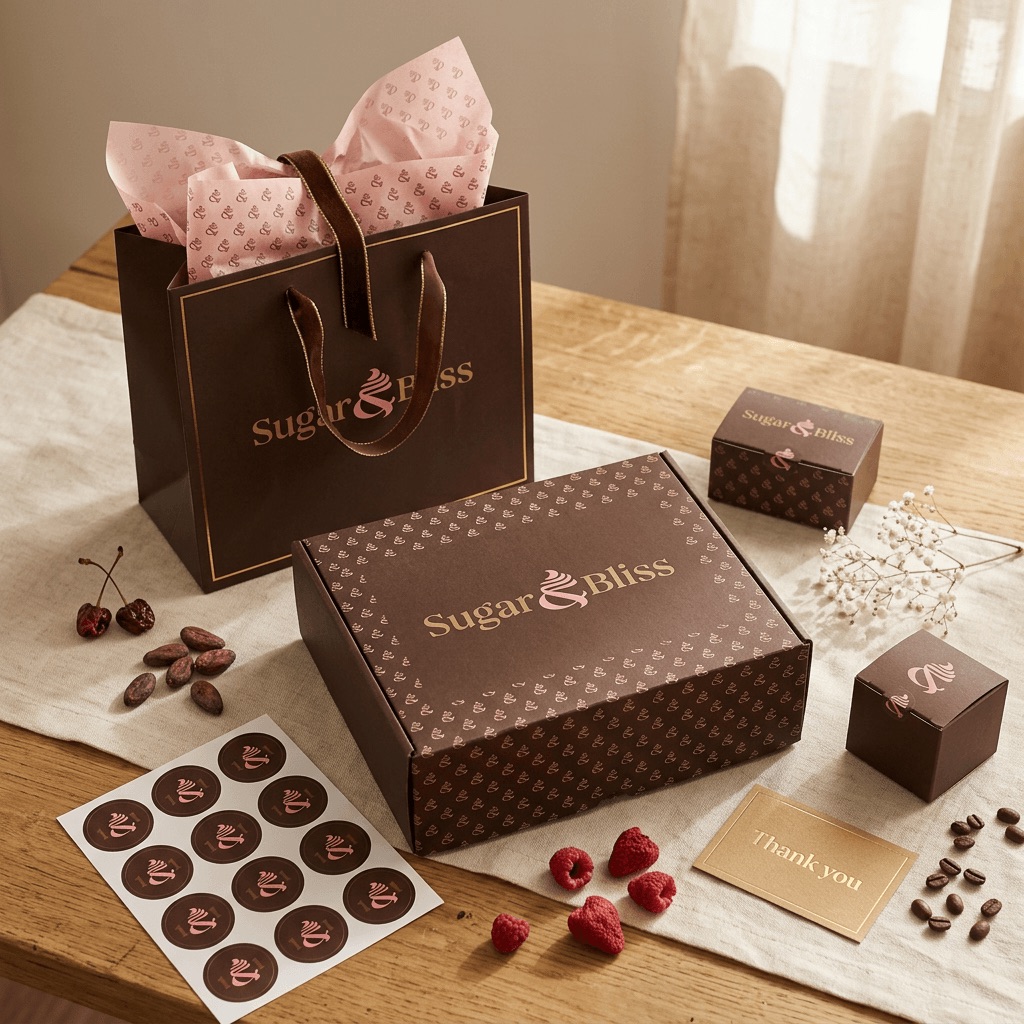 Sugar & Bliss packaging mockup
