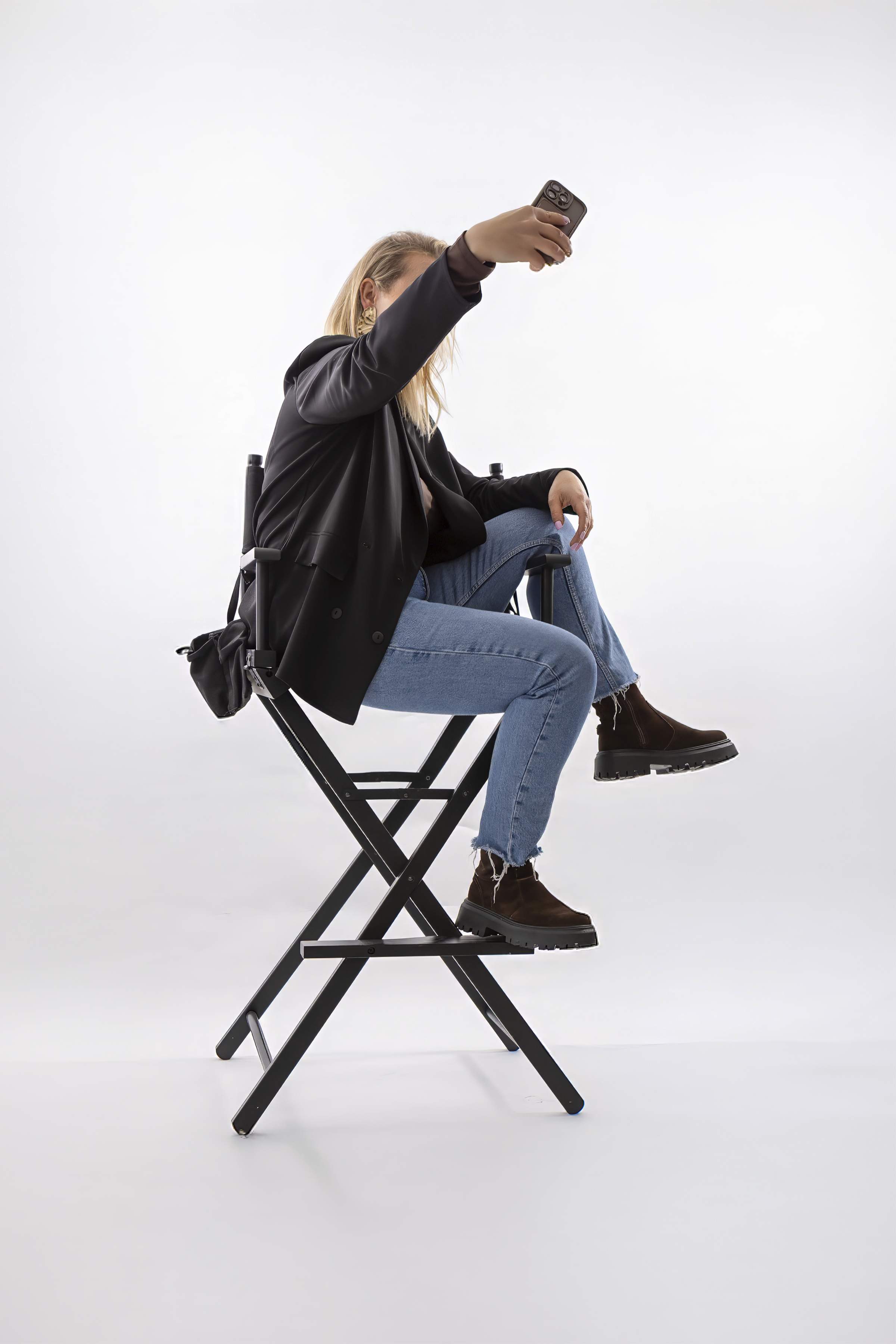 Maria working during the design process