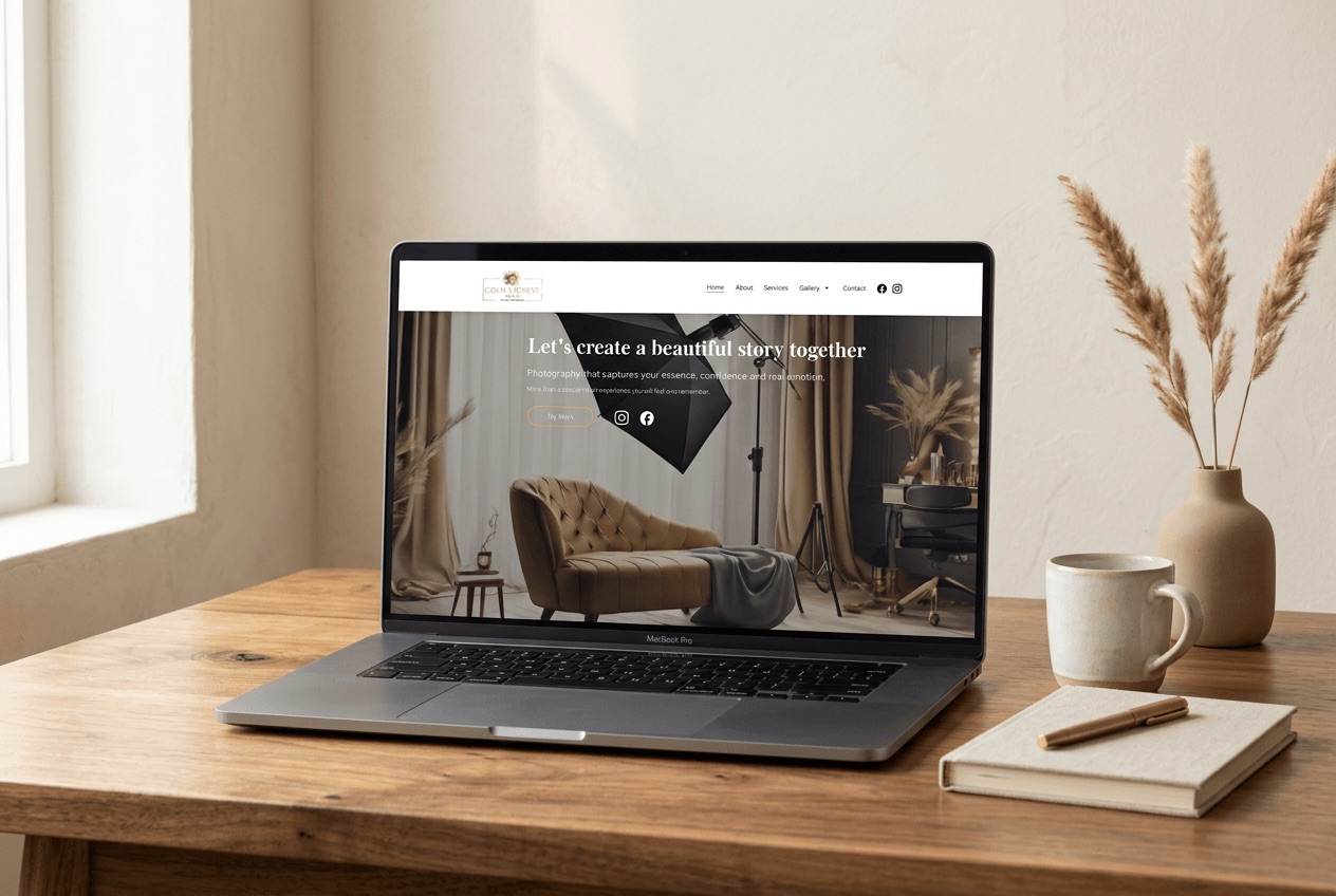 Catch A Moment Studio website design preview