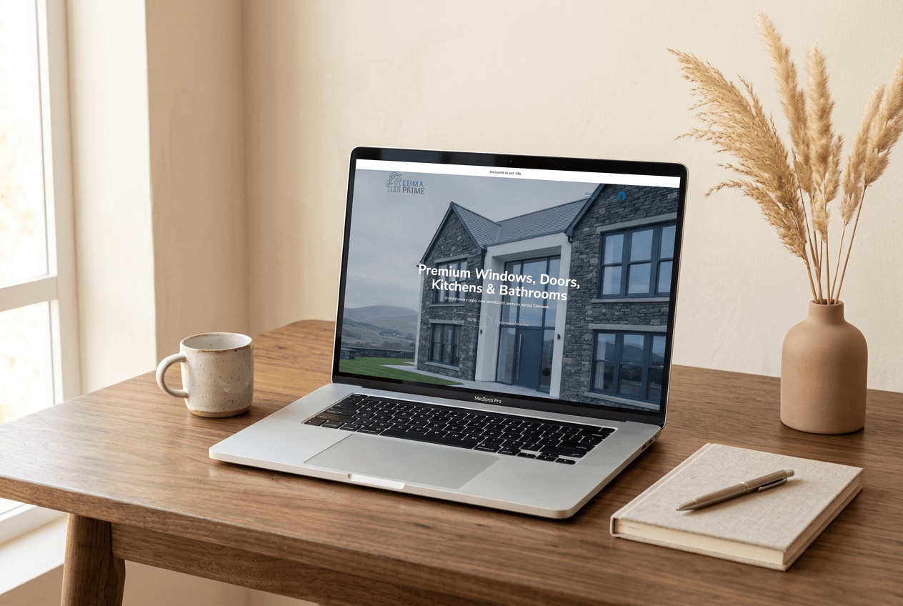 Luma Prime website design preview