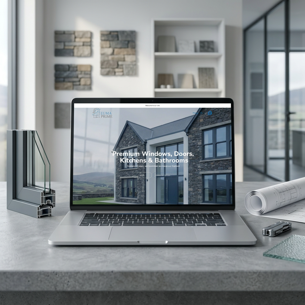 Luma Prime website design preview