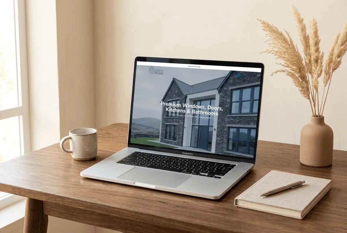 Luma Prime website design preview