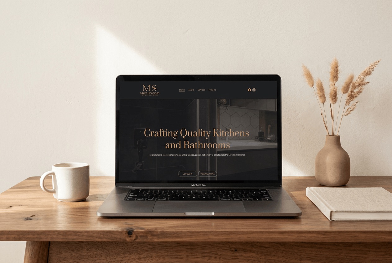 MS Craft Interiors website design preview